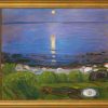 Edvard Munch Bild "Eine Sommernacht Am Strand" (1902), Gerahmt Meer / Seefahrt