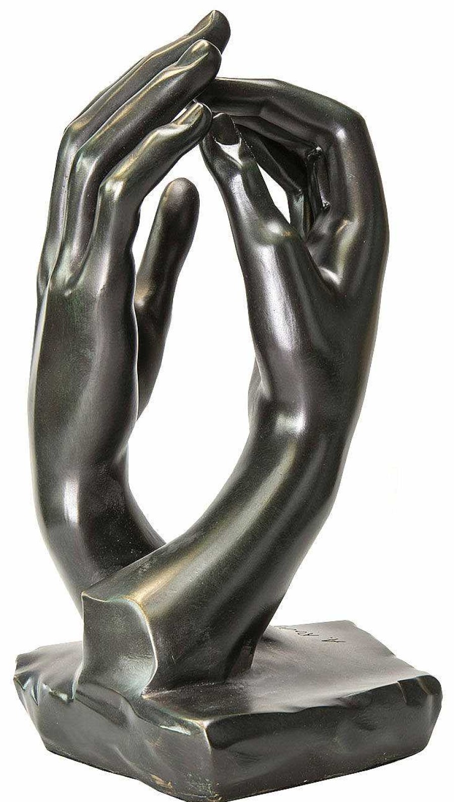 Auguste Rodin Skulptur "Die Kathedrale" (1908), Version In Kunstbronze Kunstbronze