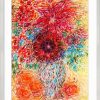 Ansgar Skiba Bild "Blumenstraus" (2021) (Original / Unikat), Gerahmt Aquarelle