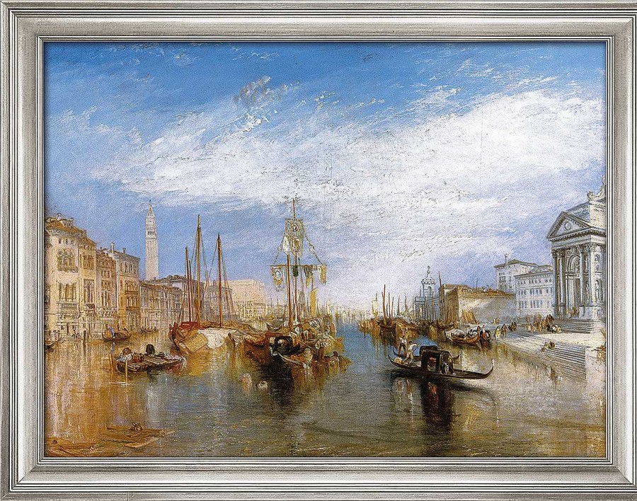 William Turner Bild "Canal Grande" (1835), Gerahmt Romantik