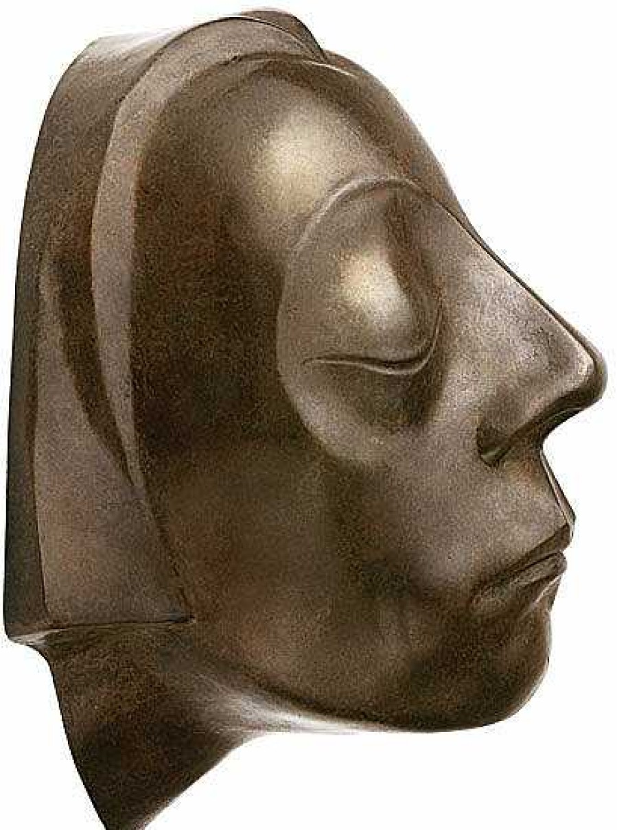 Ernst Barlach Wandobjekt "Kopf Des Gustrower Ehrenmals", Reduktion In Bronze 20. Jahrhundert