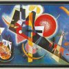 Wassily Kandinsky Bild "Im Blau" (1925), Gerahmt Expressionismus