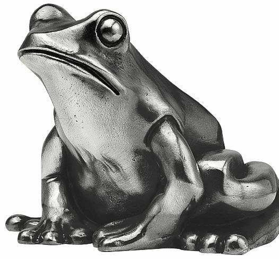 Ottmar Hörl Skulptur "Froschkonig", Version Versilbert Skulpturen