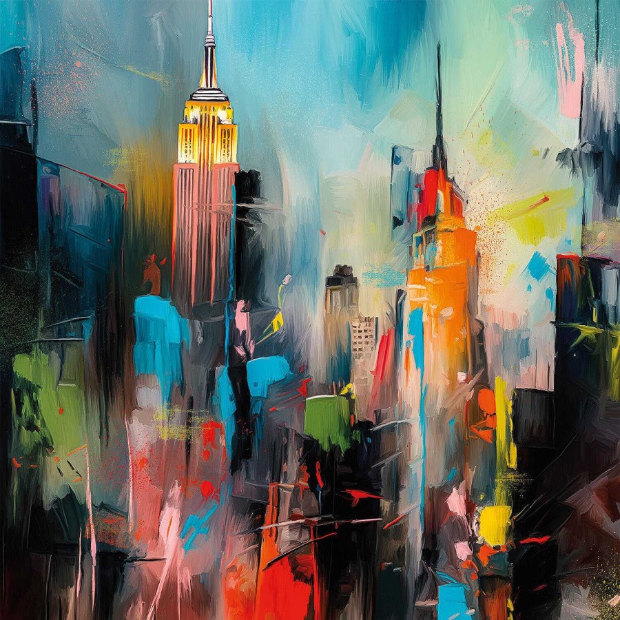 Holger Mühlbauer-Gardemin Bild "New York Colors" (2023) Stadt Und Architektur