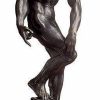 Auguste Rodin Skulptur "Adam Oder Der Grose Schatten" (1880), Version In Bronze 19. Jh / Um 1900