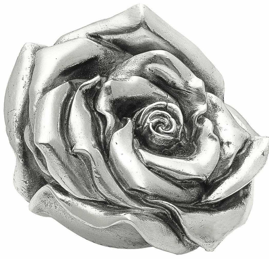 Ottmar Hörl Skulptur "Rose" (2012), Version Versilbert Skulpturen