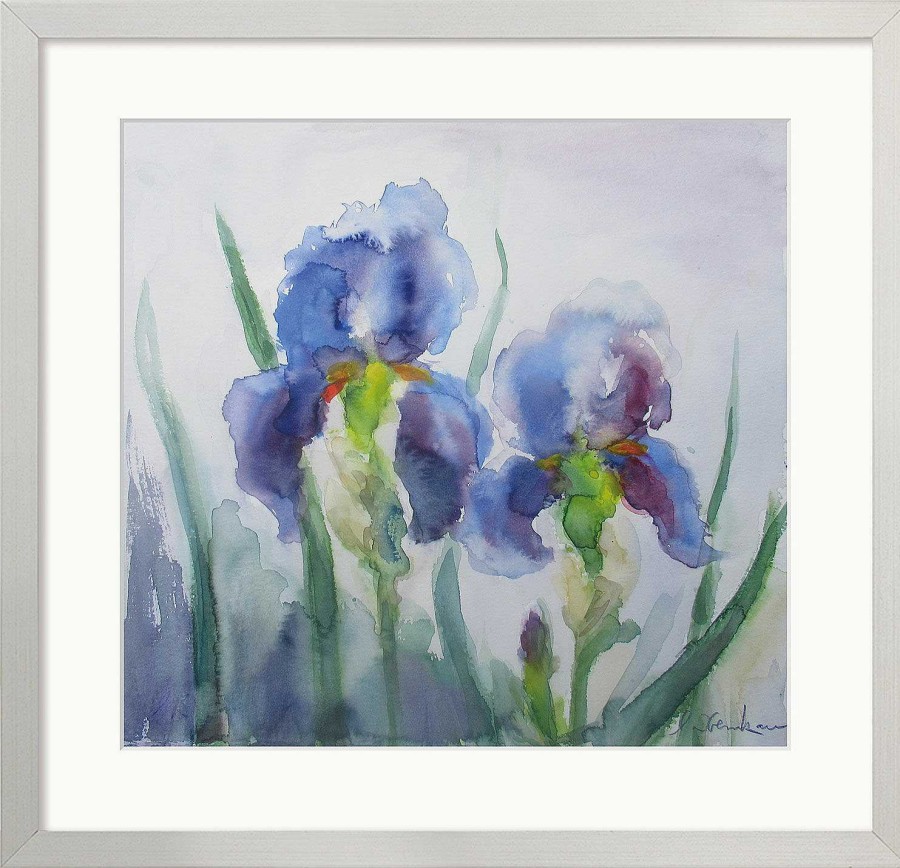 Christine Kremkau Bild "Iris" (2017) (Original / Unikat), Gerahmt Aquarelle