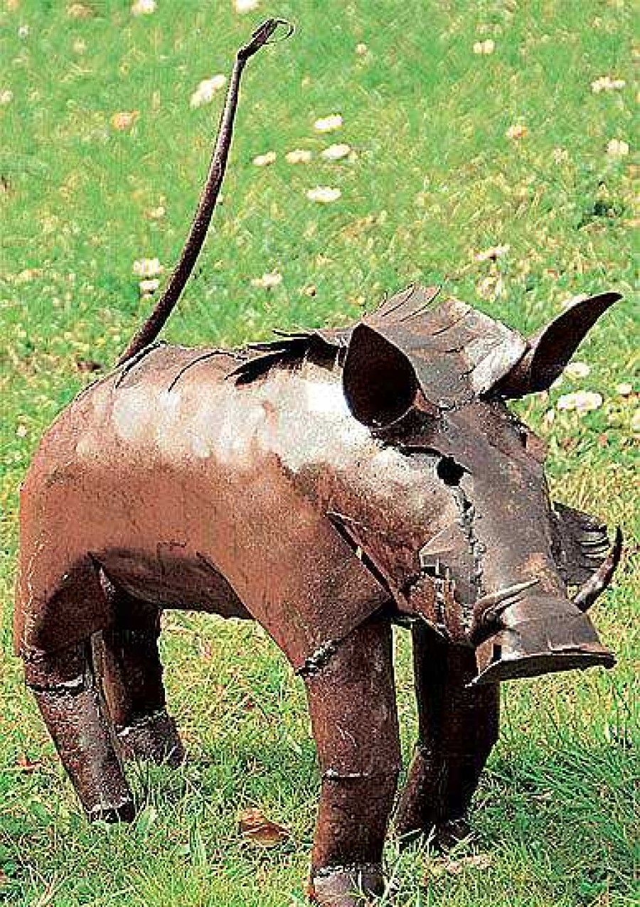 Luwagala Gartenfigur "Warzenschwein" (Grose Version) Skulpturen