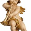 ars mundi Holzfigur "Putto Mit Posaune" Holz