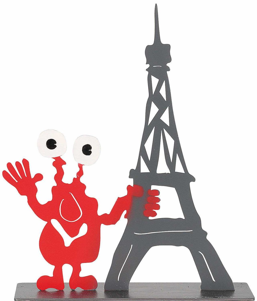 Patrick Preller Skulptur "Stadtmonster - Vive La France" Humor / Karikatur