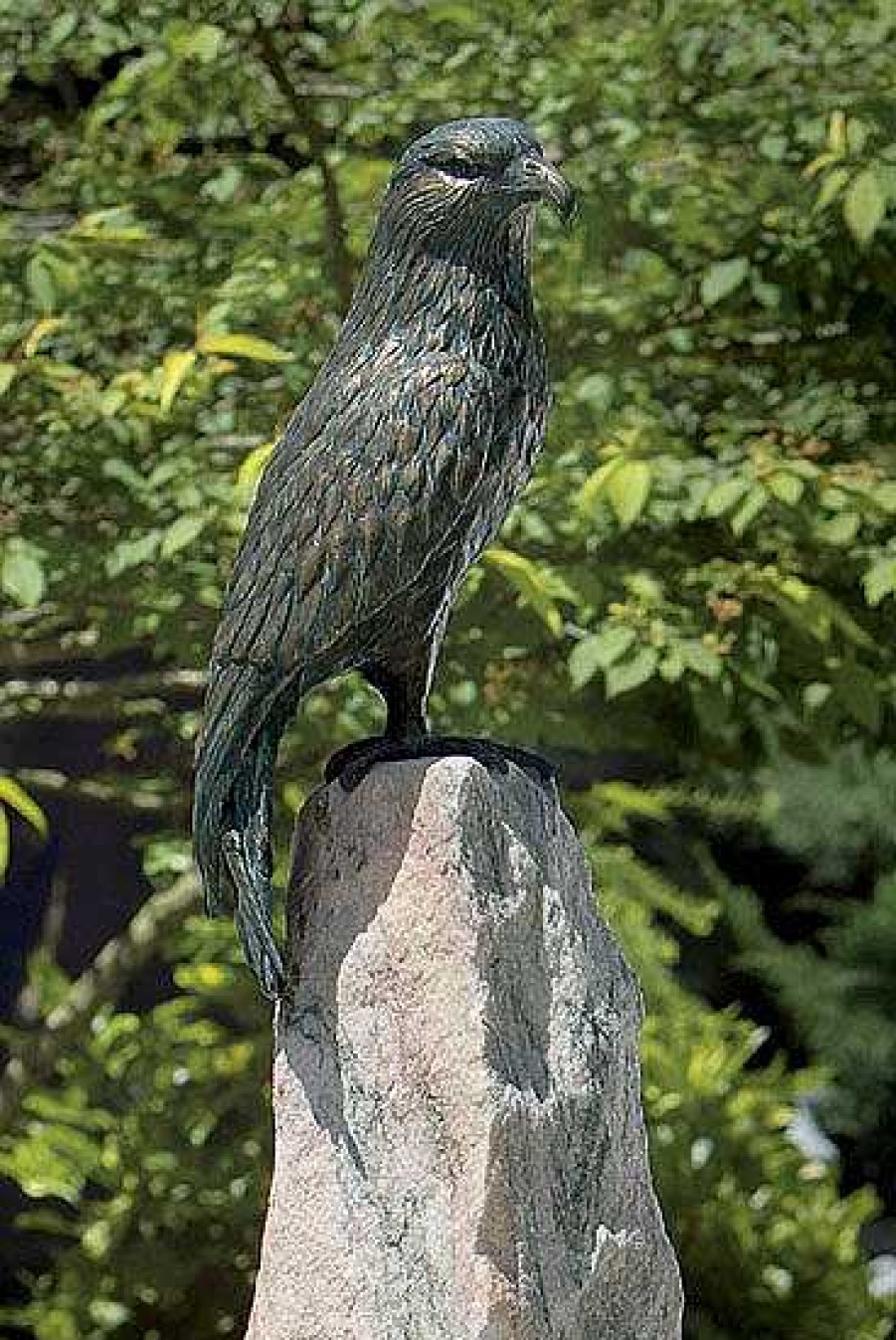 ars mundi Gartenskulptur "Roter Milan" (Version Ohne Saule) Bronze