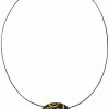 ars mundi Collier "Lebensbaum" Mit Lederband - Nach Gustav Klimt Colliers / Halsschmuck