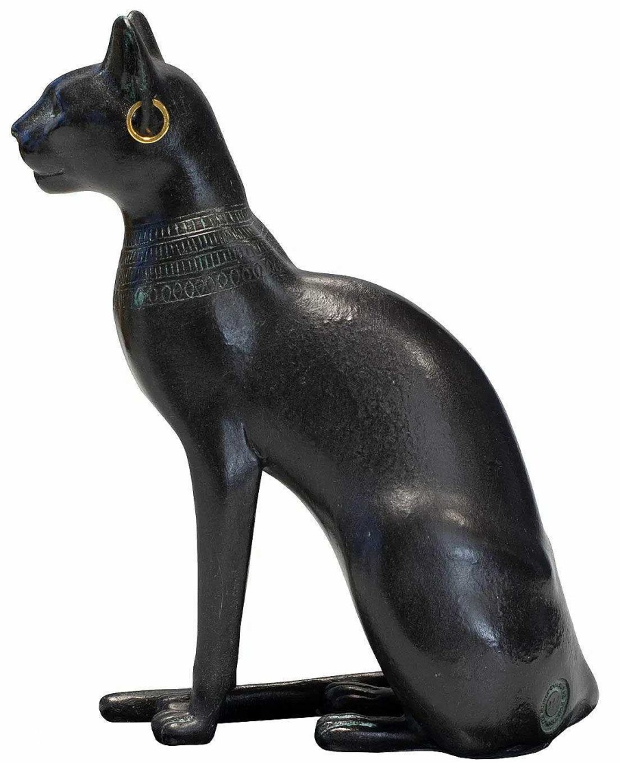 ars mundi Skulptur "Bastetkatze", Kunstguss Museums-Replikate