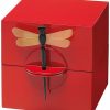 ars mundi Schatulle "Dragon Fly", Rote Version Schmuckschatullen