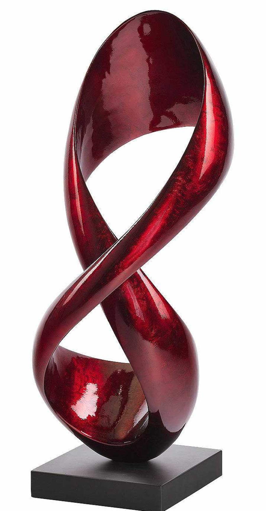 ars mundi Skulptur "Infinity" (Rote Version), Kunstguss Abstrakte Plastik