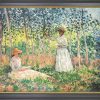 Claude Monet Bild "Suzanne Und Blanche Hoschede Beim Lesen Und Malen" (1890), Gerahmt Museums-Replikate