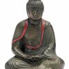 ars mundi Buddha-Skulptur "Meditierender Amida", Kunstbronze Asien