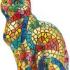 ars mundi Mosaikfigur "Katze" Kunstguss