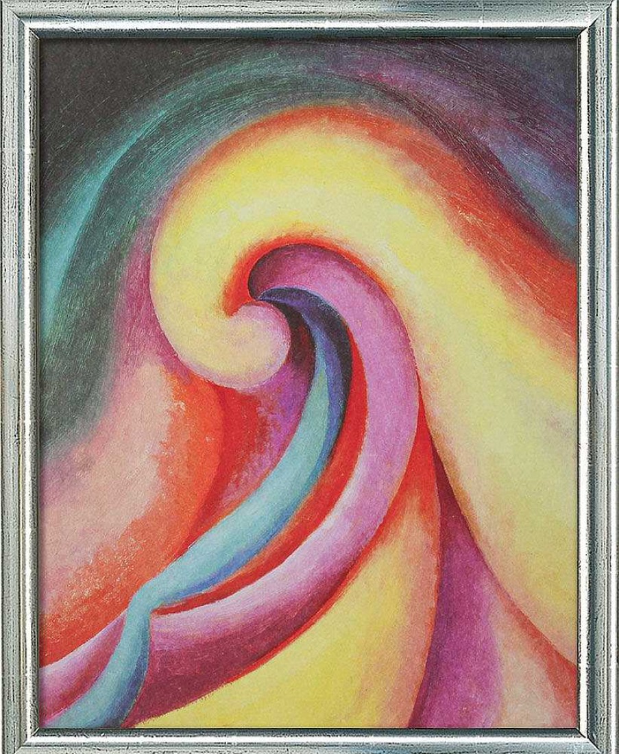 Georgia O'Keeffe Bild "Series I - No. 3" (1918), Gerahmt Abstrakte Bilder