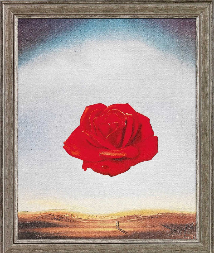 Salvador Dalí Bild "Die Meditative Rose" (1958), Gerahmt Mythologie / Historie