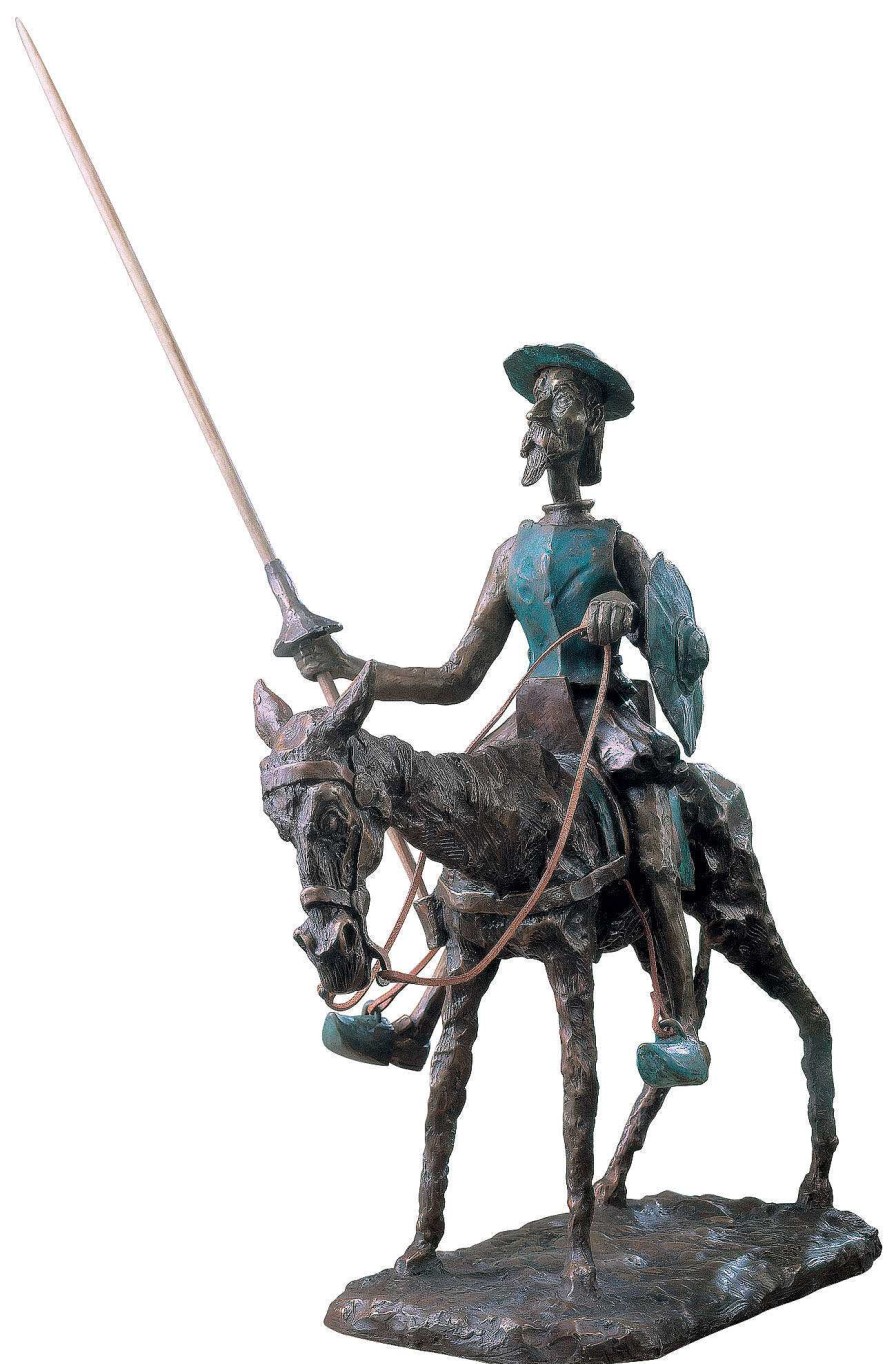 RobiN Skulptur "Don Quichotte, Der Ritter Von Der Traurigen Gestalt", Bronze Sonstige Skulpturen