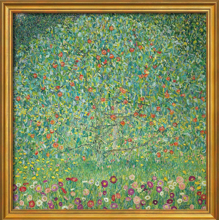 Gustav Klimt Bild "Apfelbaum I" (1912), Gerahmt Jugendstil / Art Deco