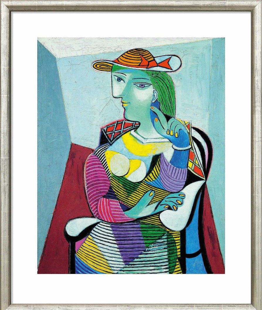 Pablo Picasso Bild "Portrait Marie-Therese Walter" (1937), Gerahmt Klassische Moderne