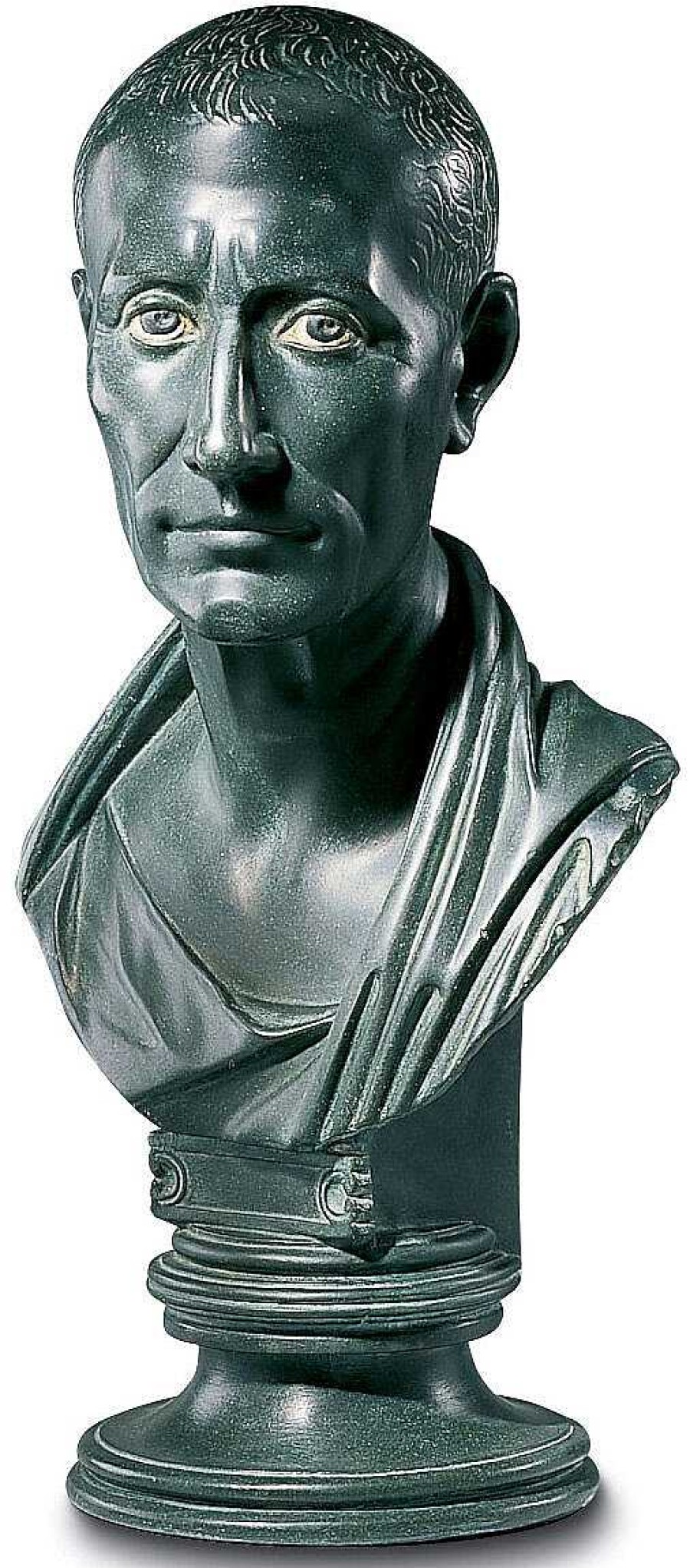 ars mundi Buste "Gaius Julius Casar", Kunstguss Rom