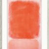 Mark Rothko Bild "Red And Pink On Pink" (1953), Version Silberfarben Gerahmt Klassische Moderne