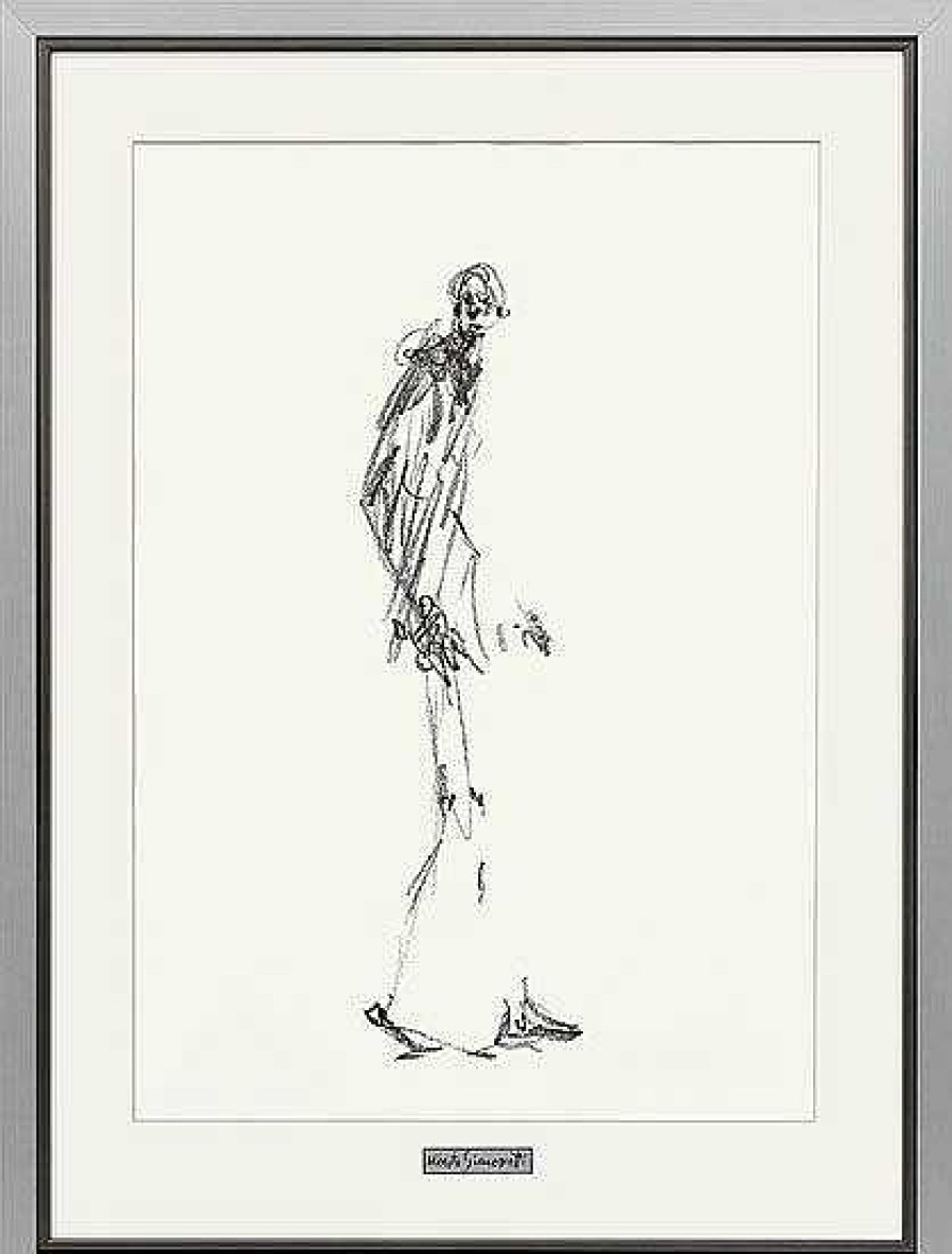 Alberto Giacometti Bild "Dessin Ii (Schreitender Mann)", Gerahmt Sonstige Motive