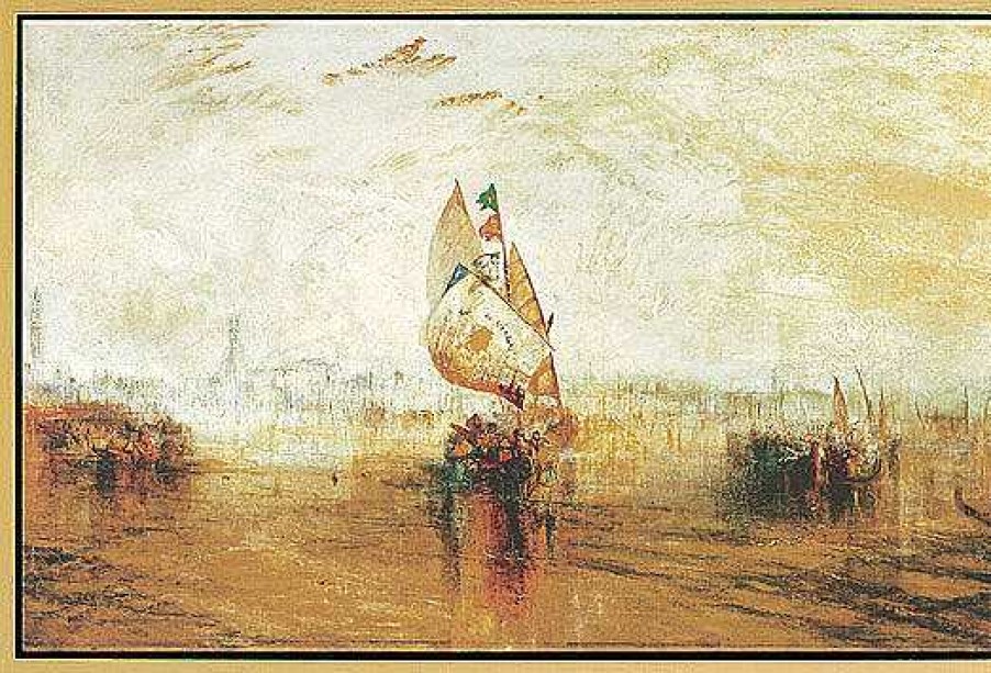 William Turner Bild "Die Sonne Von Venedig" (1843), Gerahmt Romantik