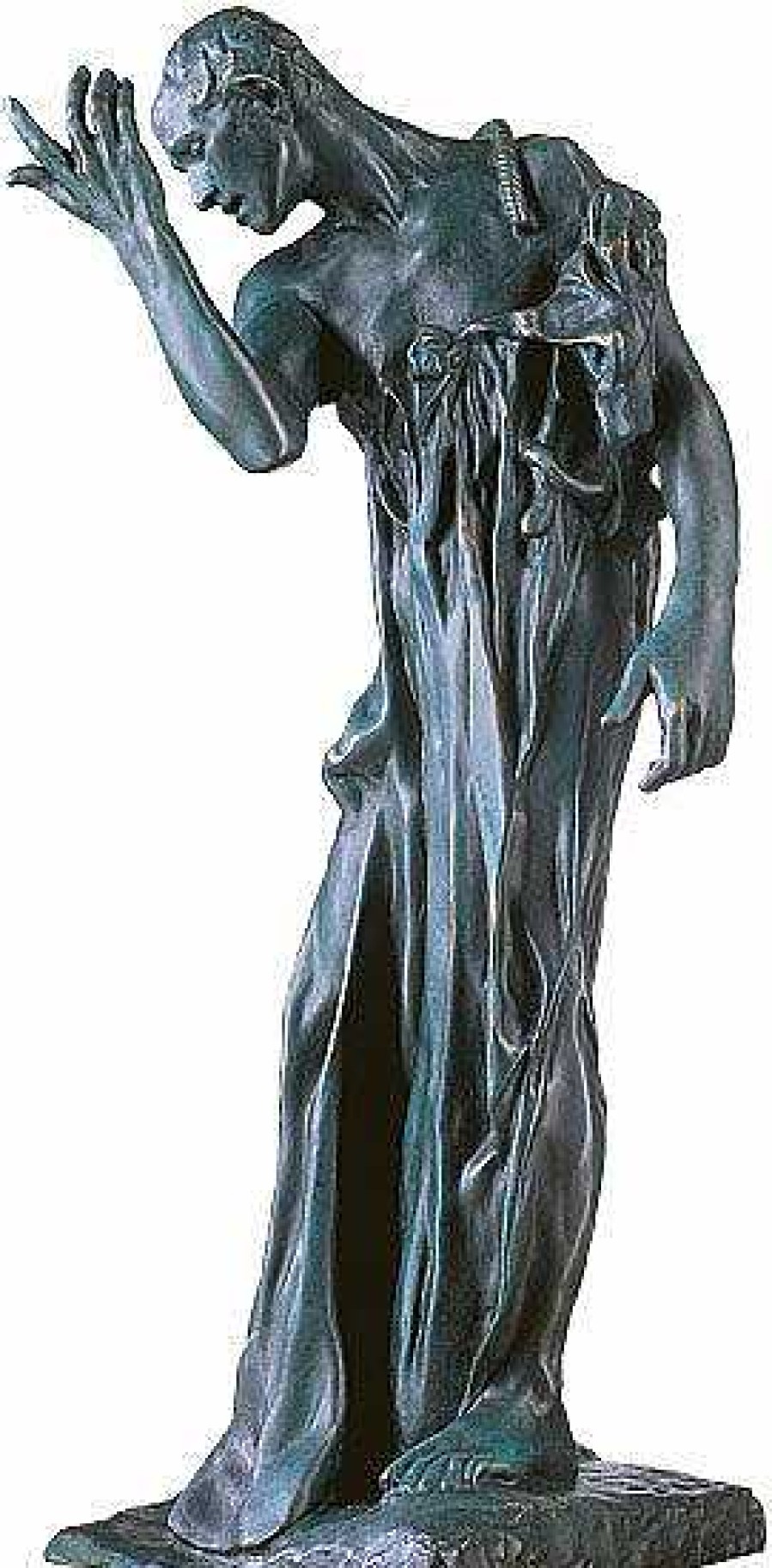 Auguste Rodin Skulptur "Pierre De Wissant", Version In Kunstbronze Kunstbronze