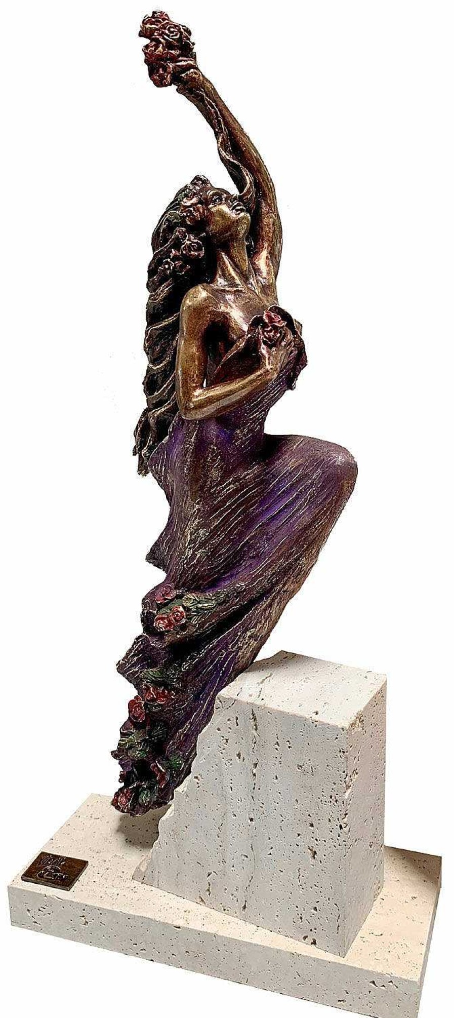 Manel Vidal Skulptur "La Libertad" Kunstbronze