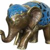 ars mundi Skulptur "Elefant" (Blaue Version), Bronze Asien