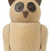 ArchitectMade Holzfigur "Eule Bubo", Kleine Version - Design Nikolaj Klitgaard Deko-Objekte