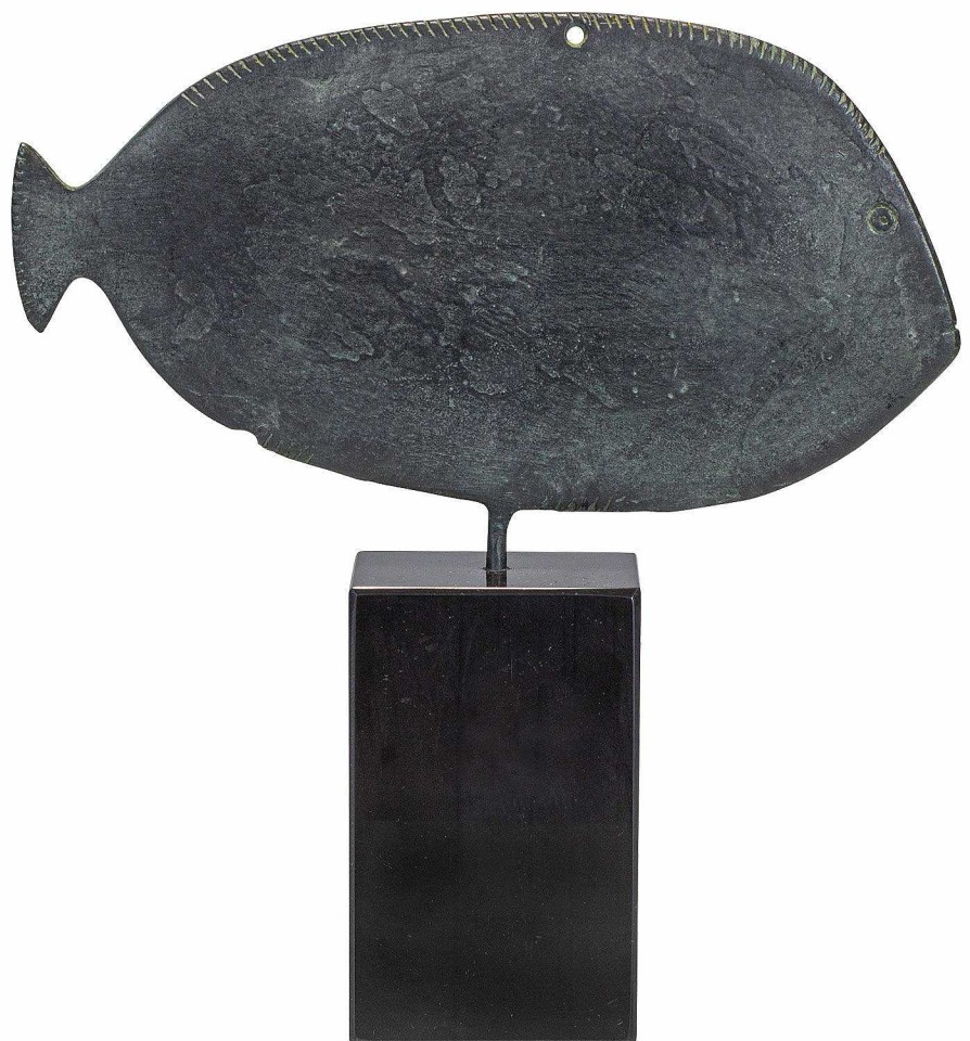 ars mundi Skulptur "Agyptische Palette In Form Eines Fisches", Bronze Museums-Replikate