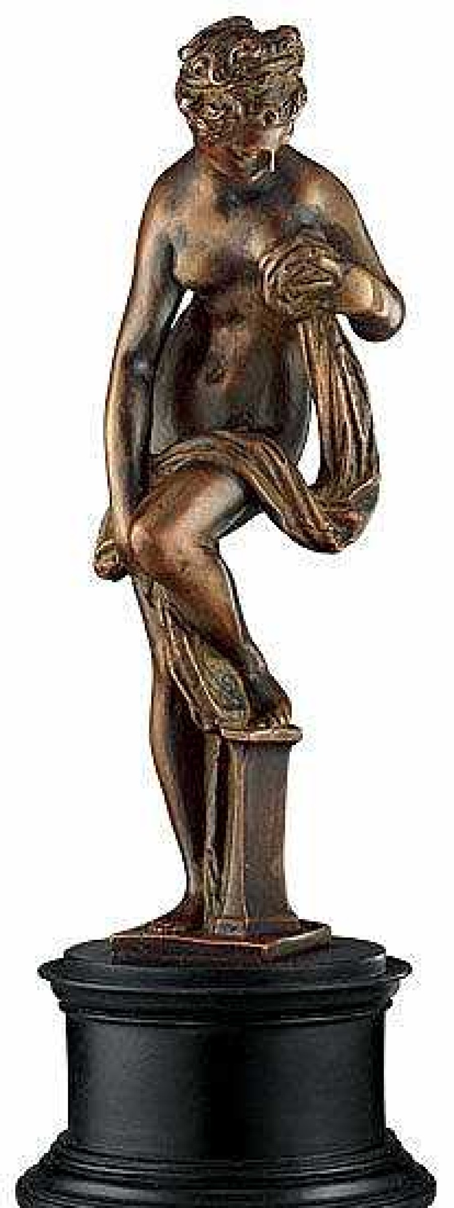 Giovanni da Bologna Skulptur "Badende Venus", Metallguss Gotterbildnisse