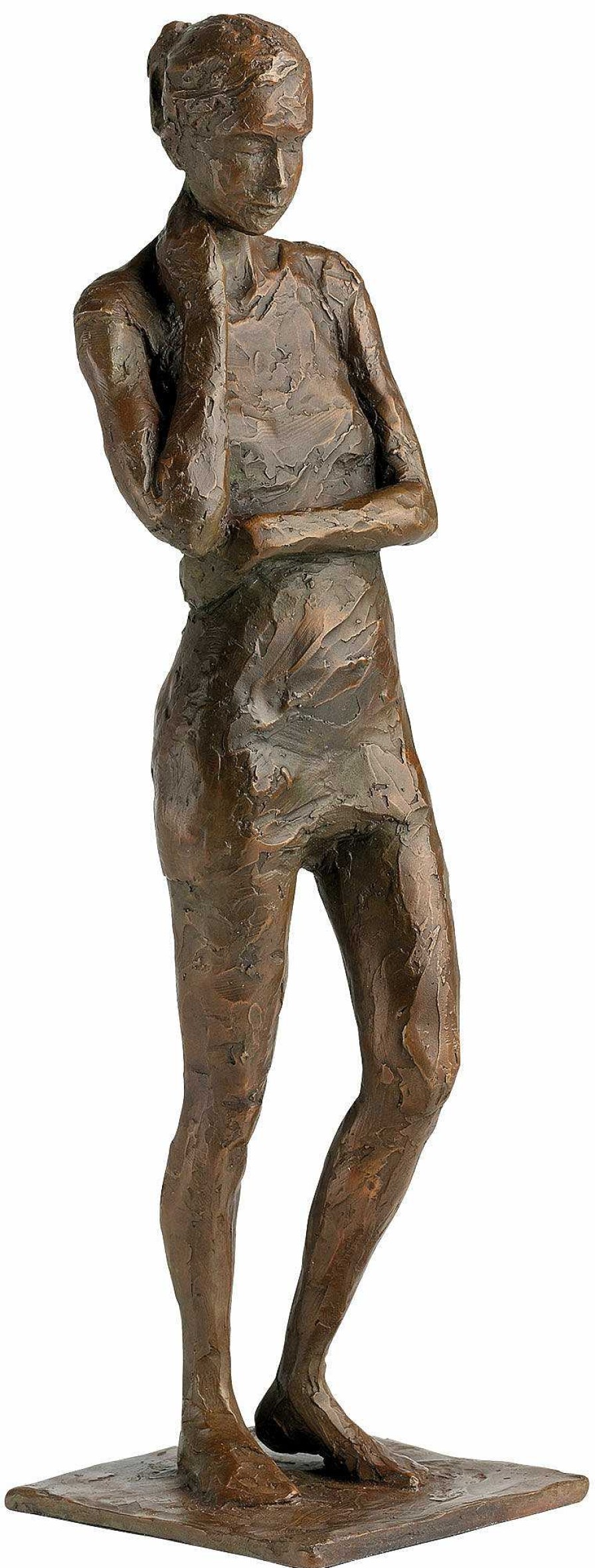 Valerie Otte Skulptur "Besinnung", Bronze Statuetten