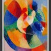 Robert Delaunay Bild "Kreisformen, Sonne (Formes Circulaires, Soleil)" (1912/13), Gerahmt Abstrakte Bilder