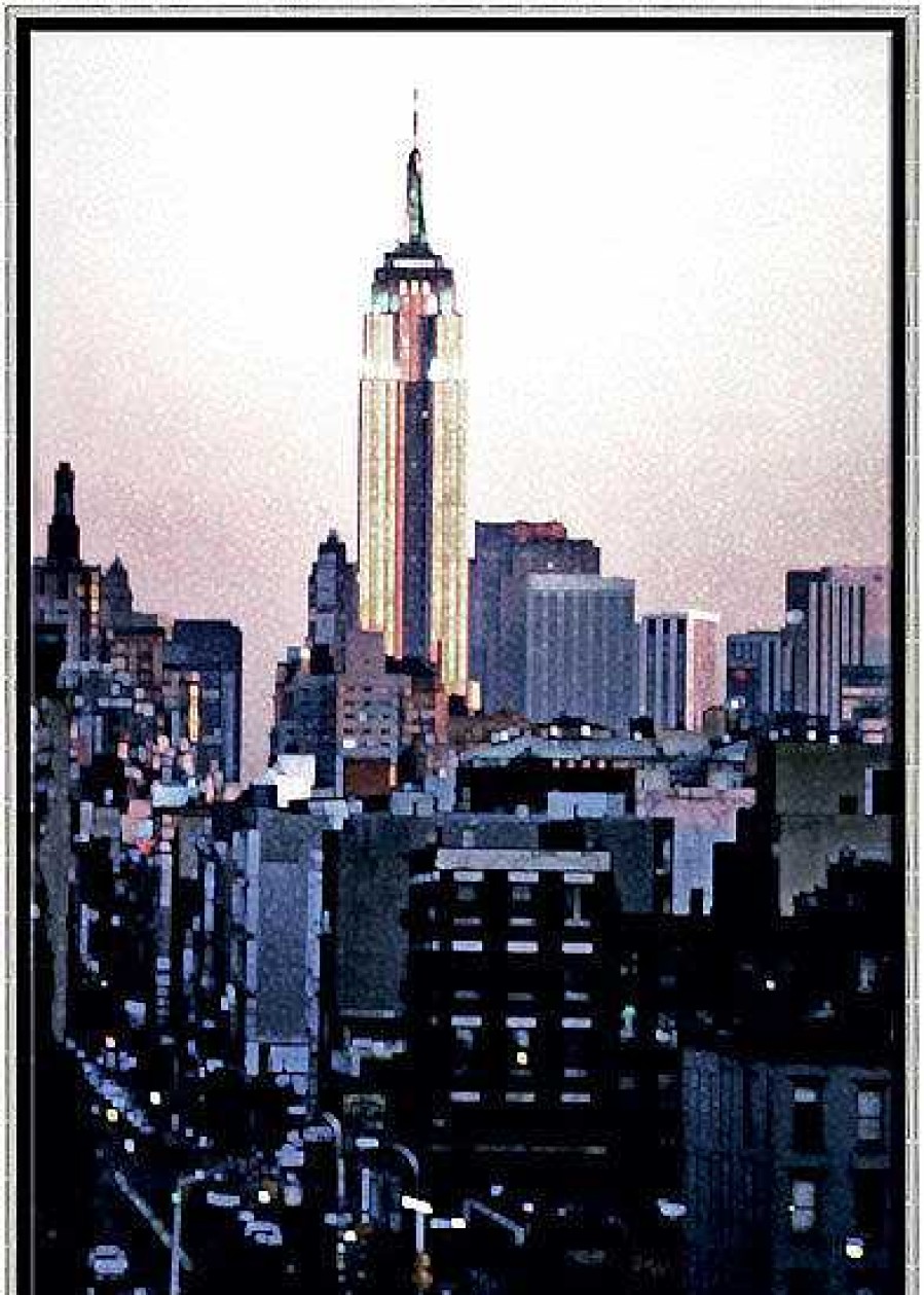 Werner Pawlok Bild "Empire State", Gerahmt Stadt Und Architektur