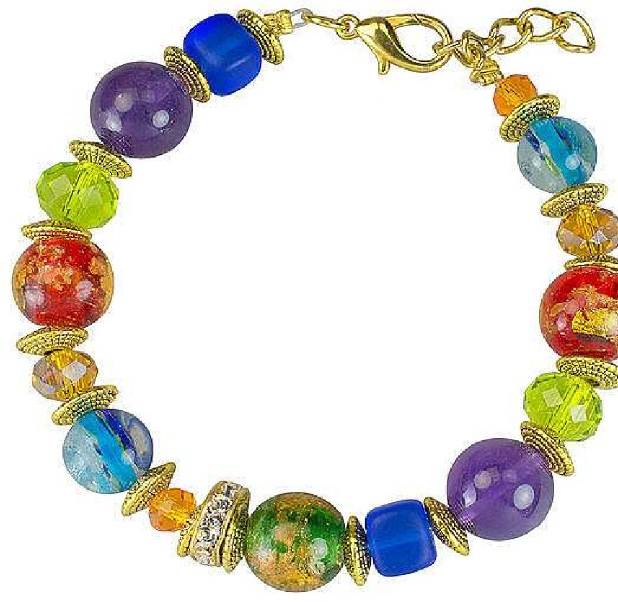 Petra Waszak Armband "Rainbow" Glas