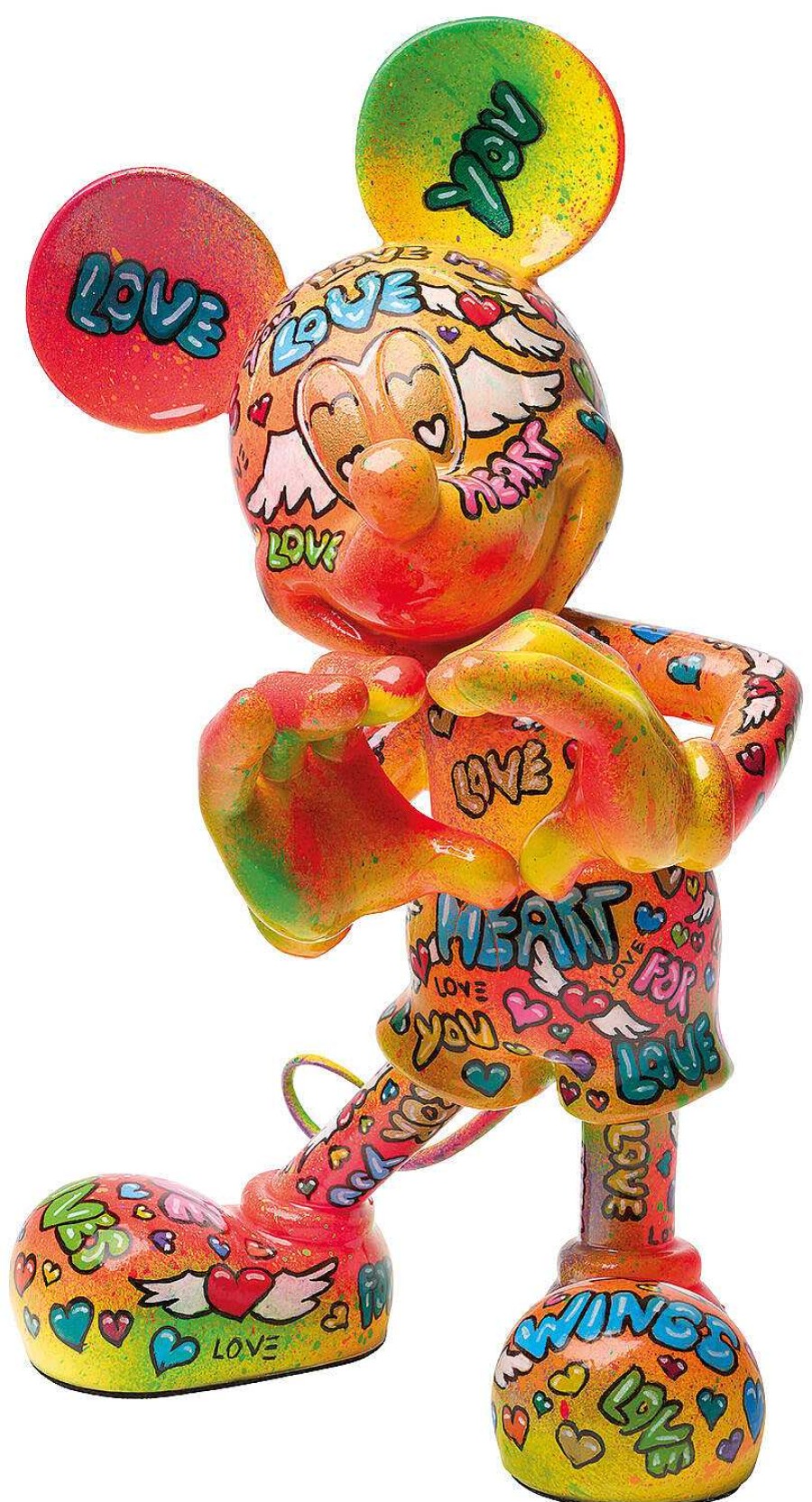 Sabrina Seck Skulptur "Mickey In Love", Kunstguss Skulpturen