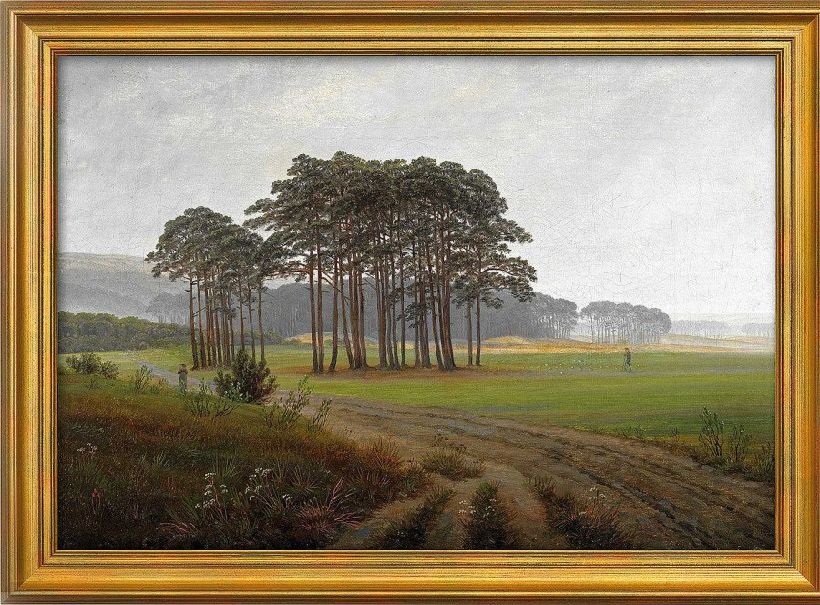 Caspar David Friedrich Bild "Der Mittag" - Aus Dem "Tageszeitenzyklus", Gerahmt Romantik