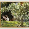 Peder Severin Kroyer Bild "Rosen" (1893), Gerahmt Giclee