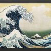 Katsushika Hokusai Bild "Die Grose Welle Vor Kanagawa" (1830), Gerahmt Asien