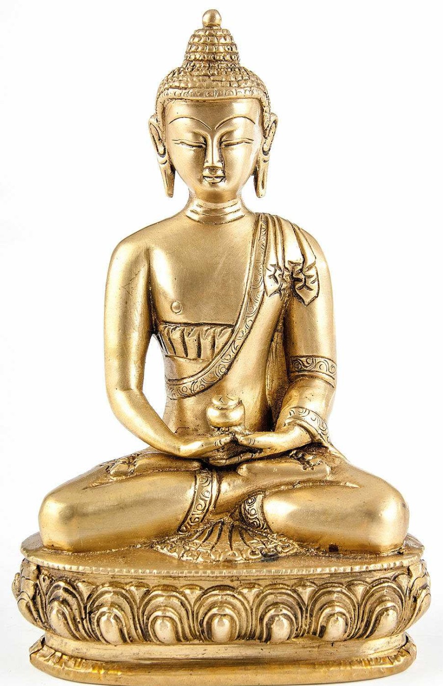 ars mundi Messingskulptur "Buddha Amitabha" Gotterbildnisse