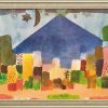 Paul Klee Bild "Der Niesen - Agyptische Nacht" (1915), Gerahmt Stadt Und Architektur