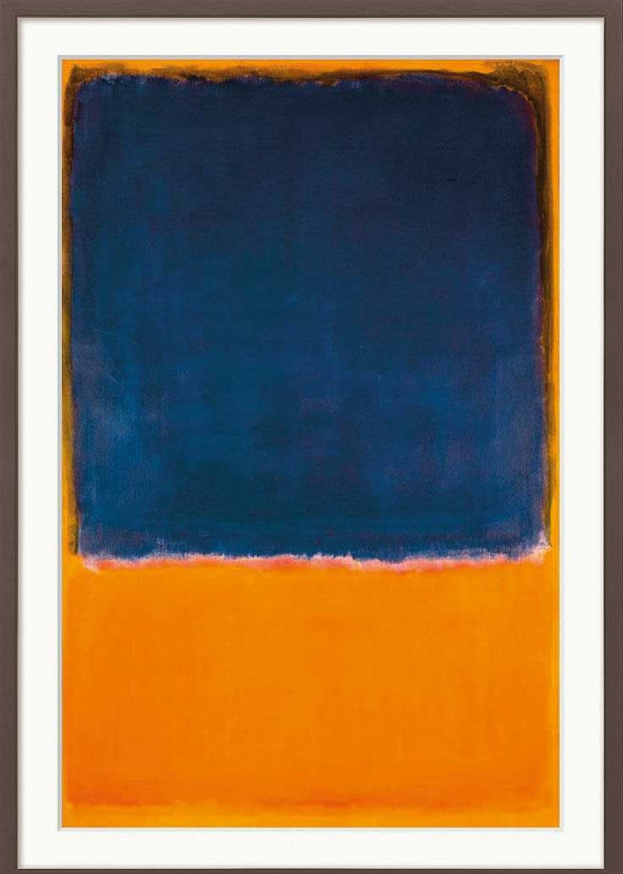 Mark Rothko Bild "Untitled" (1950), Version Dunkelbraun Gerahmt Abstrakte Bilder