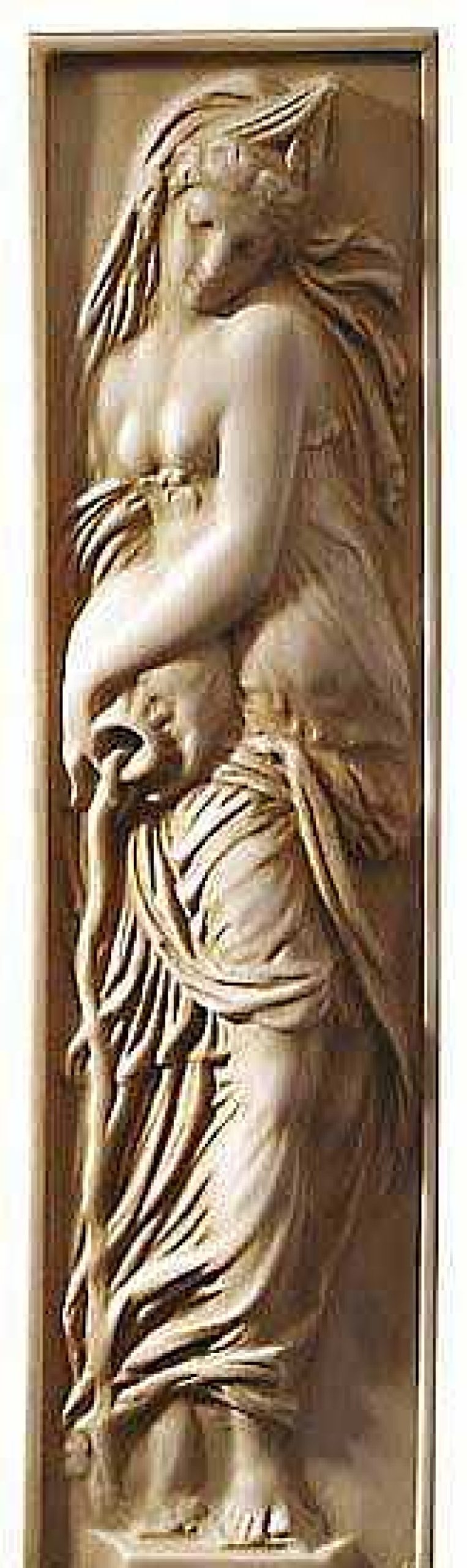 Jean Goujon Relief "Wassertragerin (Giesend)" Renaissance