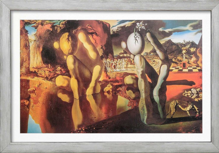 Salvador Dalí Bild "Metamorphosis Of Narcissus", Gerahmt Surrealismus